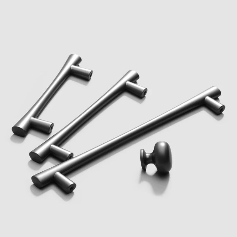 3.77"~7.55" Yellow Bronze Cupboard Pulls Dresser Knobs Drawer Pull Handles Kitchen Door T Bar Handle Knobs Furniture Hardware